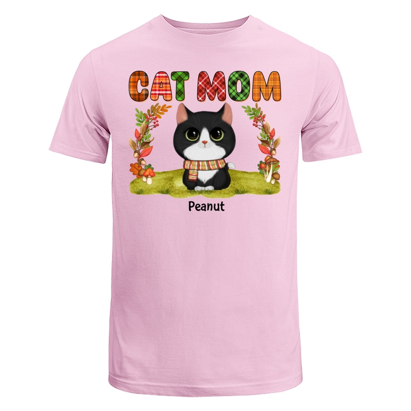 Fall Season Cat Mom Watercolor Cute Cats Personalized Shirt