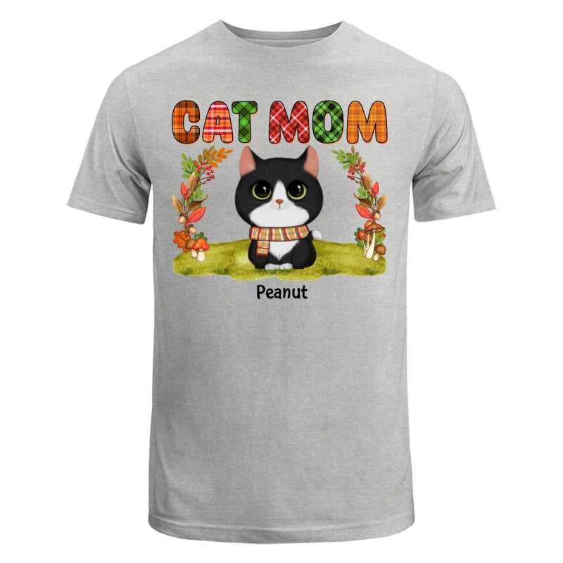 Fall Season Cat Mom Watercolor Cute Cats Personalized Shirt